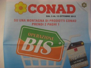 Volantino Conad 3 Ottore 2012