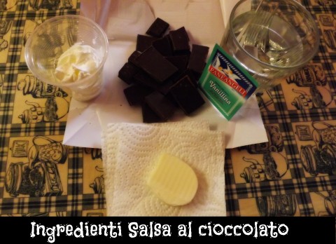 Ingredienti Salsa al cioccolato