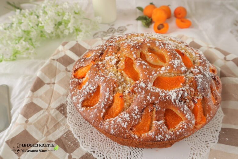 torta di albicocche fresche