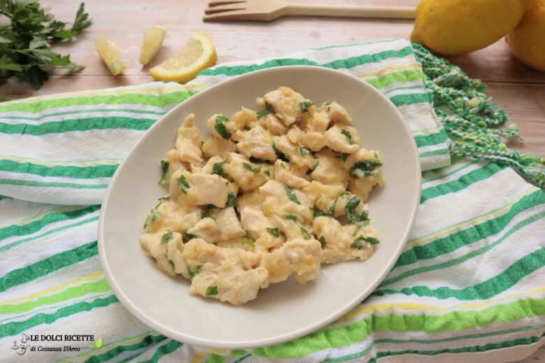 Straccetti di pollo al limone